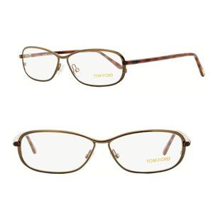 NEW TOM FORD TF5161 045 HAVANA AUTHENTIC EYEGLASSES RX 56-11 🎁
